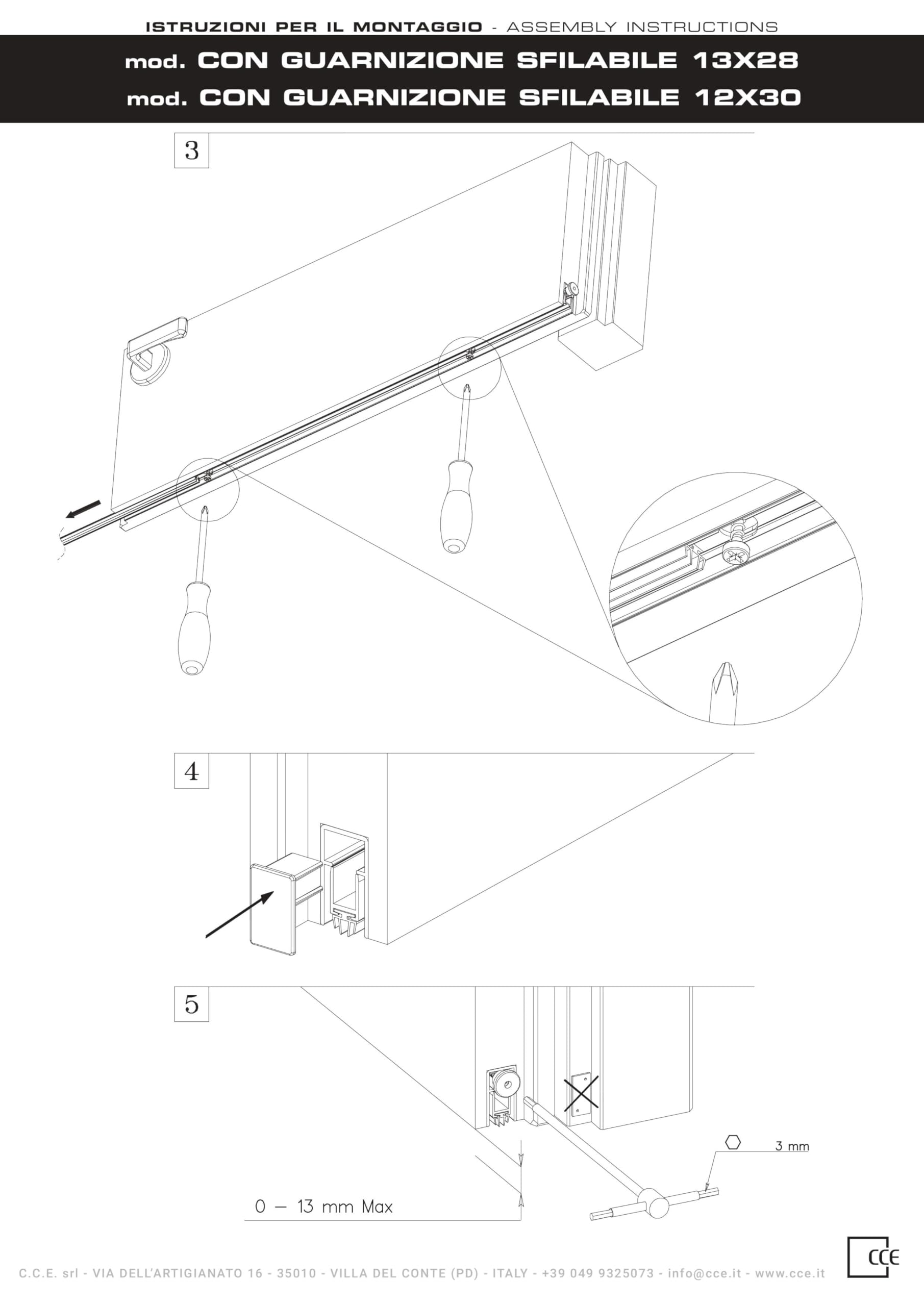 Guarnizione Per Porta Gedotec - Abbassabile, Antispiffero, Accorciabile, 930 Mm - Foto 5