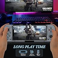 Vista 5 de arVin Bluetooth 5.0 Wireless Gaming Controller for iPhoneiPadiOSAndroidSamsungPC Gamepad Joystick with Back Button, Analog Triggers, Stretchable, 18