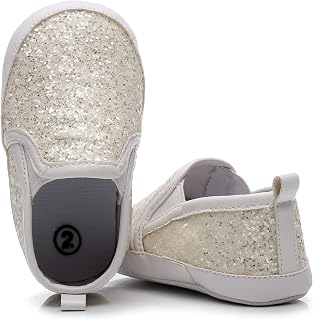 Baby Boys Girls Shoes Infant Sneakers Baby Moccasins Pu Leather Soft Sole Anti-Slip Flats Toddlers First Walkers Newborn Crib Shoes Tennis Sports Shoes Outdoor Indoor
