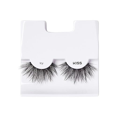 Miniatura 6 de KISS - Pestañas postizas Lash Drip, Spiky X Boost Volume, efecto hidratado de aspecto húmedo único, pestañas postizas reutilizables de varias
