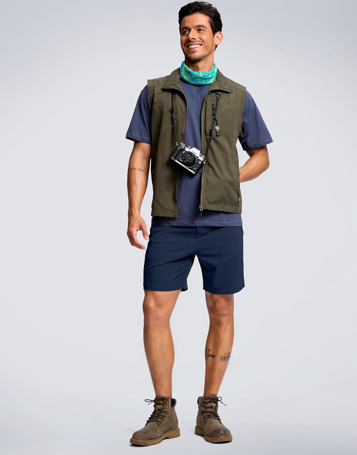 G Gradual Men's Shorts 7"/ 5"/ 9" Lightewight Casual Shorts for Men Hiking Golf Shorts with 3 Zipper Pockets - Image 3