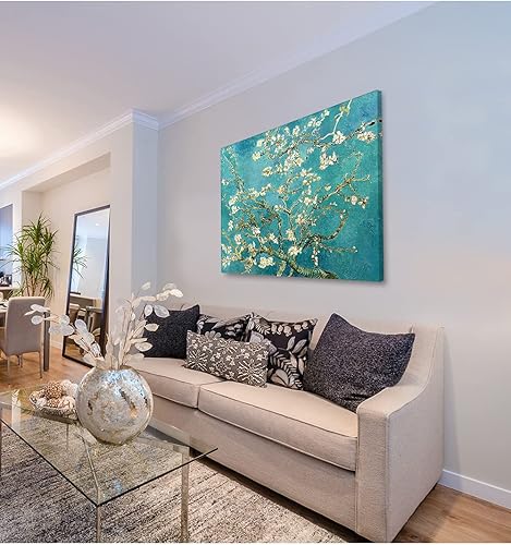 Vista 921 de DECORARTS - Almond Blossom Tree - Vincent Van Gogh Art Reproduction. Giclee Canvas Prints Wall Art for Home Decor 30x24