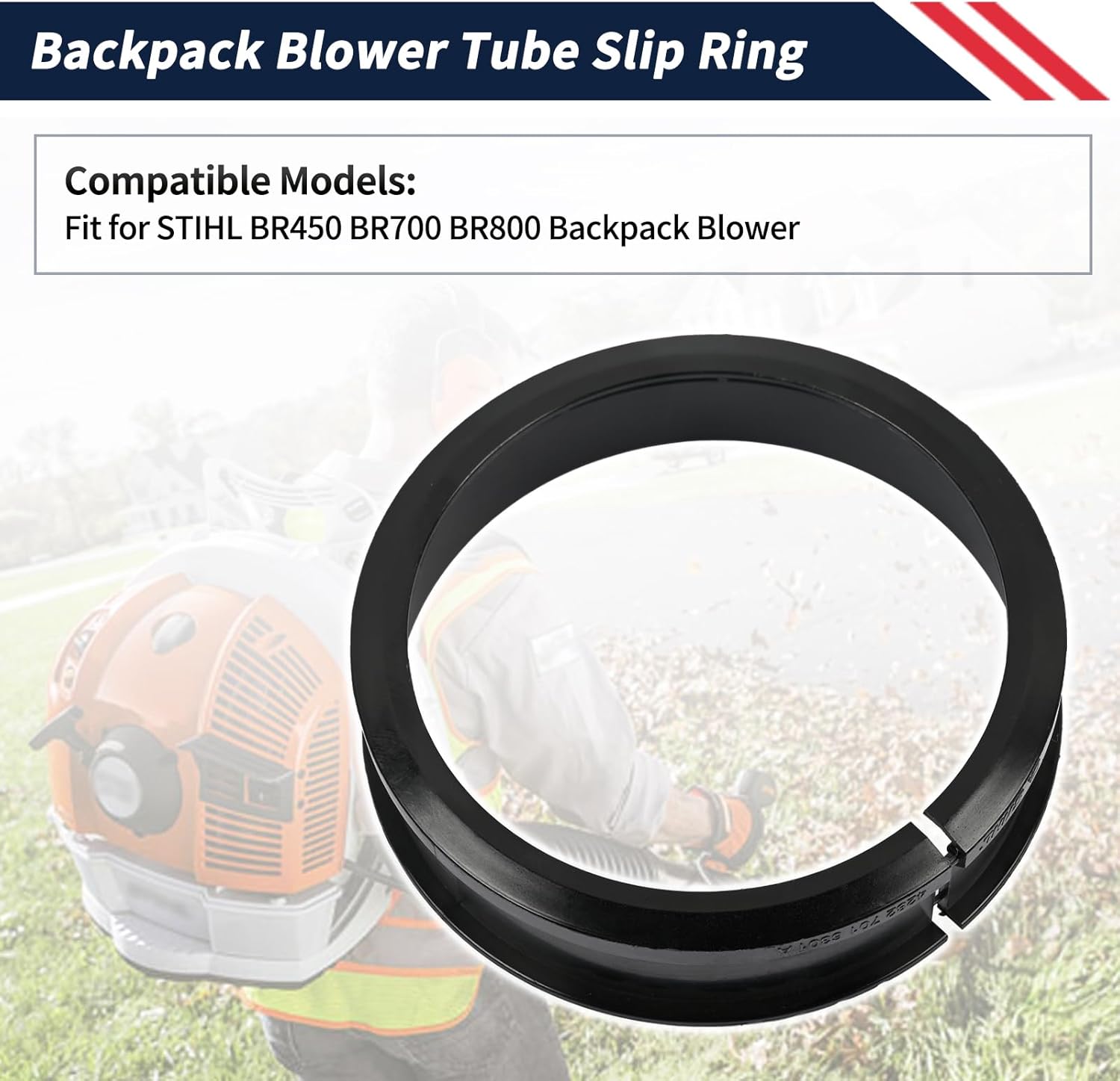 4282-701-6301, Backpack Blower Tube Slip Ring 42827016301 Compatible with STIHL BR450 BR700 BR800