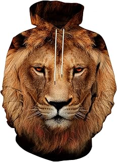 SYAIMN Unisex 3D Printed Hoodies Casual Workout Hoodie Sweater Sweatshirt