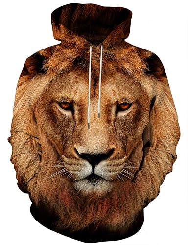 SYAIMN Unisex 3D Printed Hoodies Casual Workout Hoodie Sweater Sweatshirt