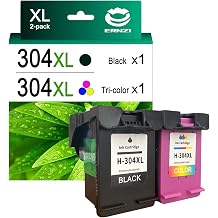 Replacement 304XL Ink Cartridge Compatible for HP 304XL 304 XL Ink Cartridges Work for HP DESKJET 2620 2630 2634 3729 3733 3735 Envy 5020 5030 5032 5655 Printers Combo Pack
