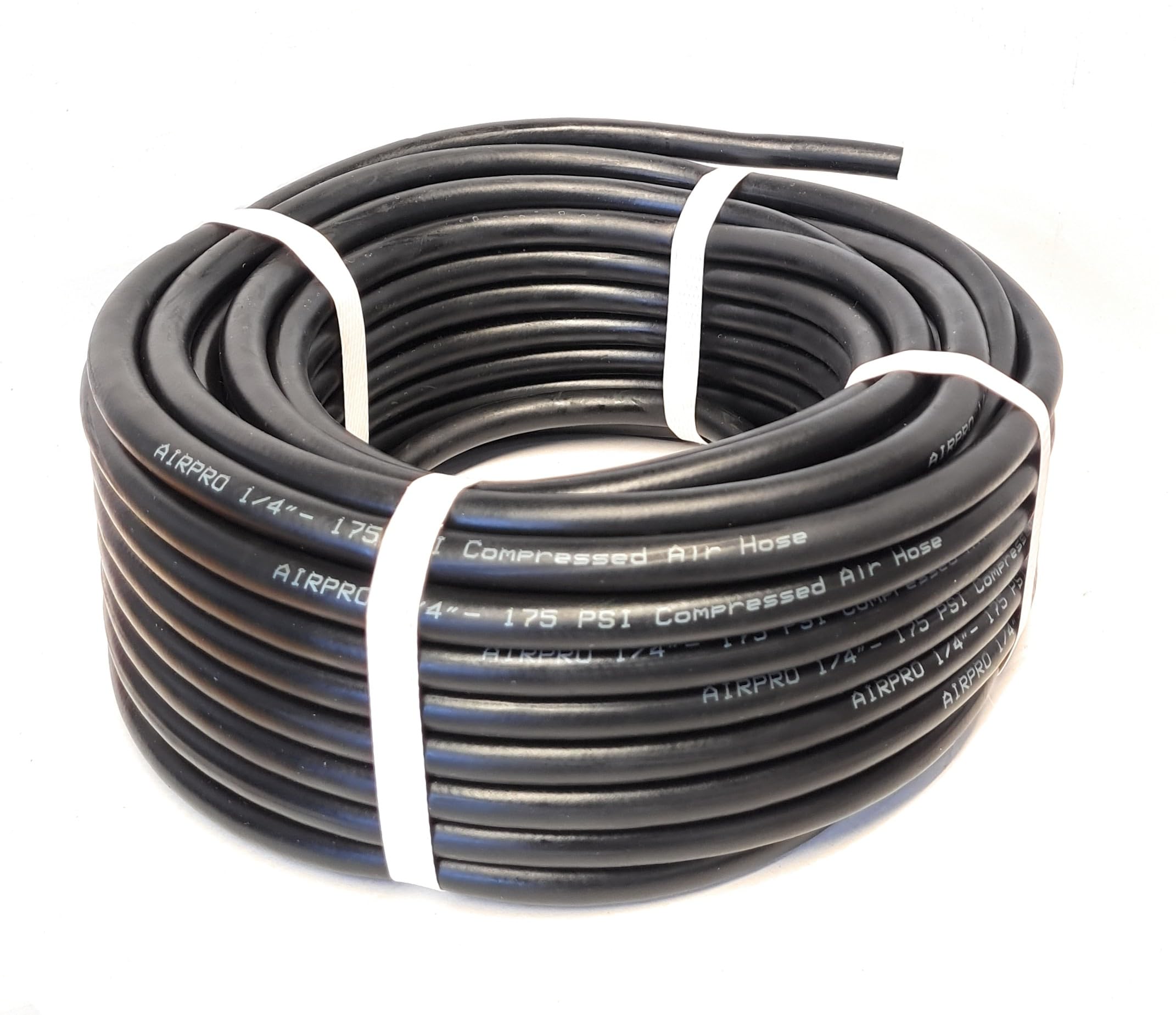 Compressed Air Line Rubber Hose - 1/4" ID - 5m, 10m, 15m, 20m or 25m Available (15 Metres)