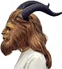 Beauty and The Beast Mask Prince Dan Stevens Cosplay Mask Helmet Wig Costume Prop Teeth-Beast