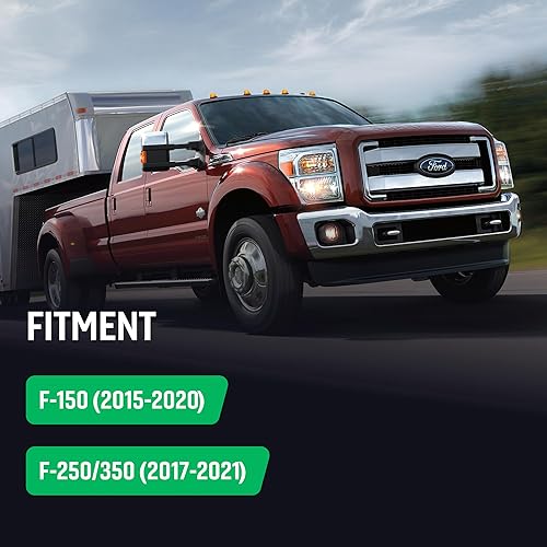 Miniatura 5 de BuiltRight Industries Antena rechoncha  para Ford F-150 2015-2020 (negro)