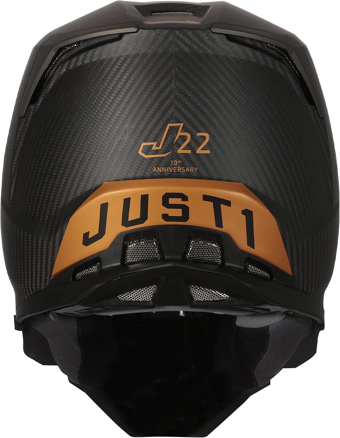 Just1 Racing J22 Adult 3K Carbon Fiber Shell MX Motocross Off-Road Motorcycle Helmet ECE/DOT Approved