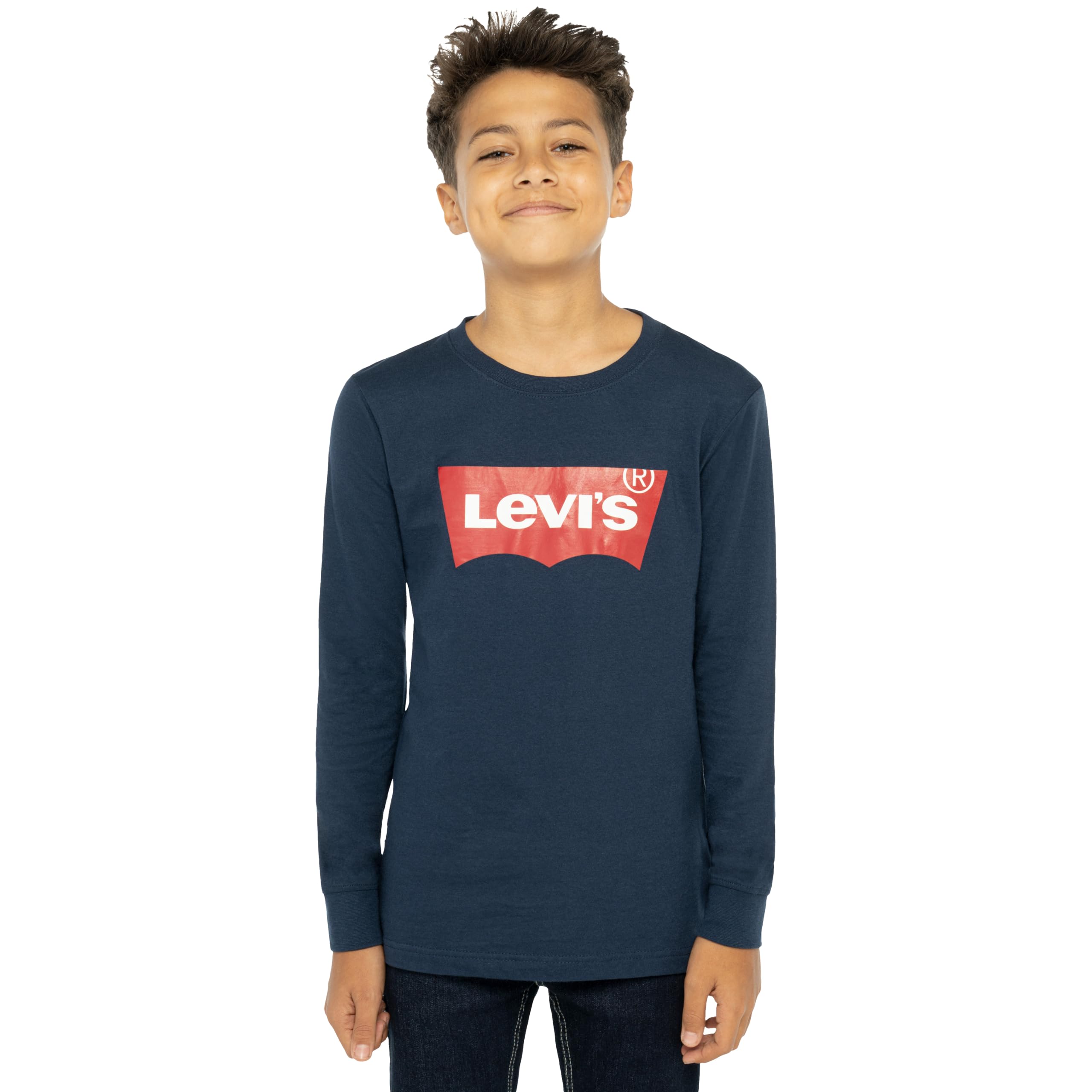 Levi's Kids -l/s Batwing Tee Boys, Blue, 4 Years