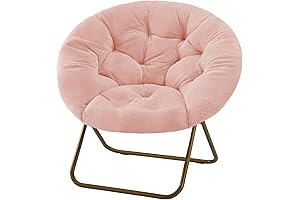 OLIXIS Saucer Chair, Ideal for Cozy Corner Retreats in Bedrooms