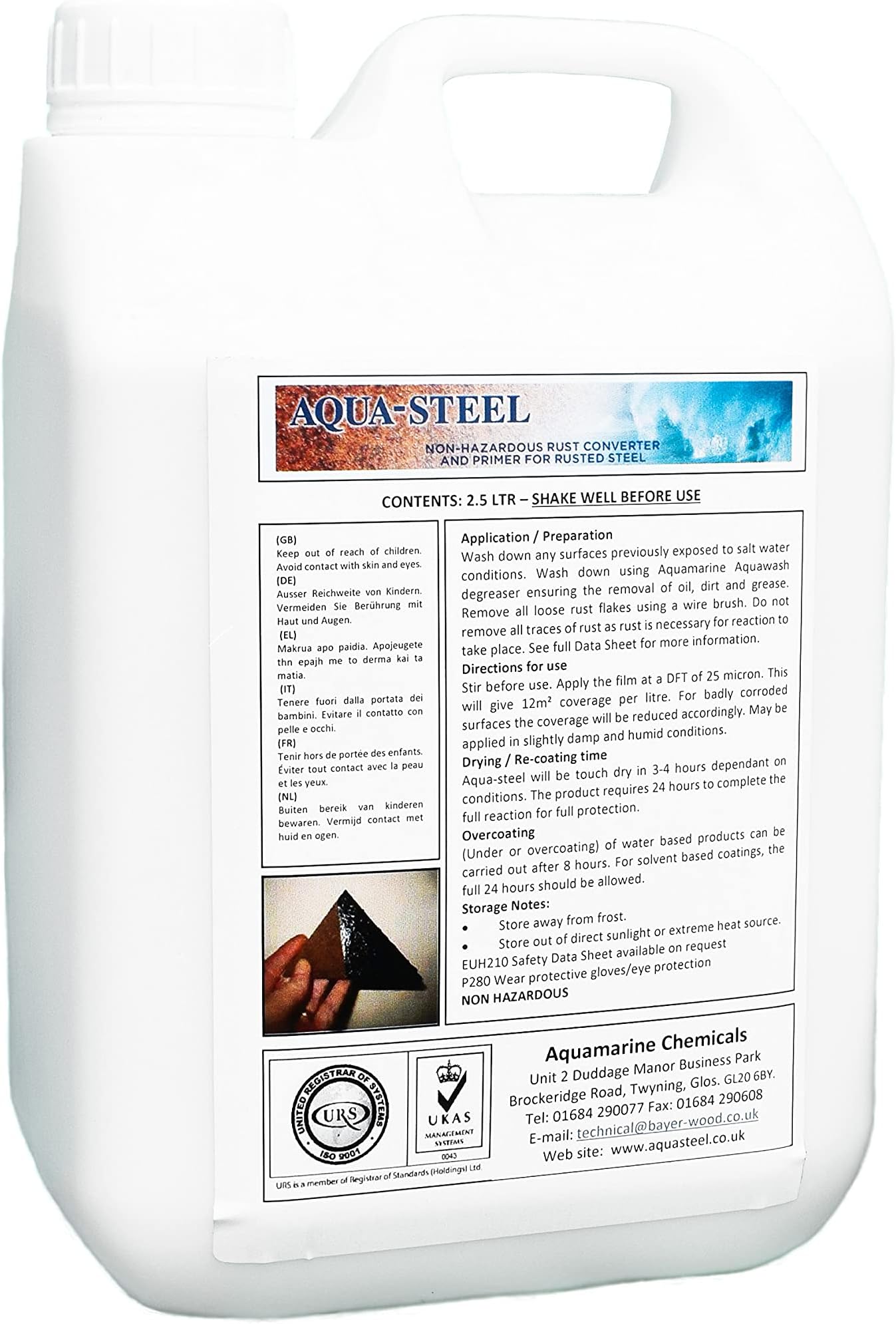 Rust Converter and Primer 2.5 Litre