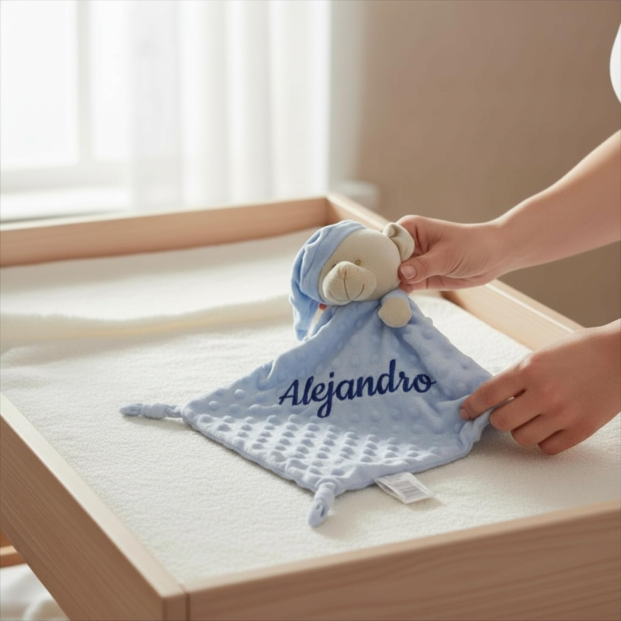 Variouss Dou Dou Personalizado para Bebé, Muñeco Dou Dou Atrapasueños, Regalo bebé con Nombre Bordado