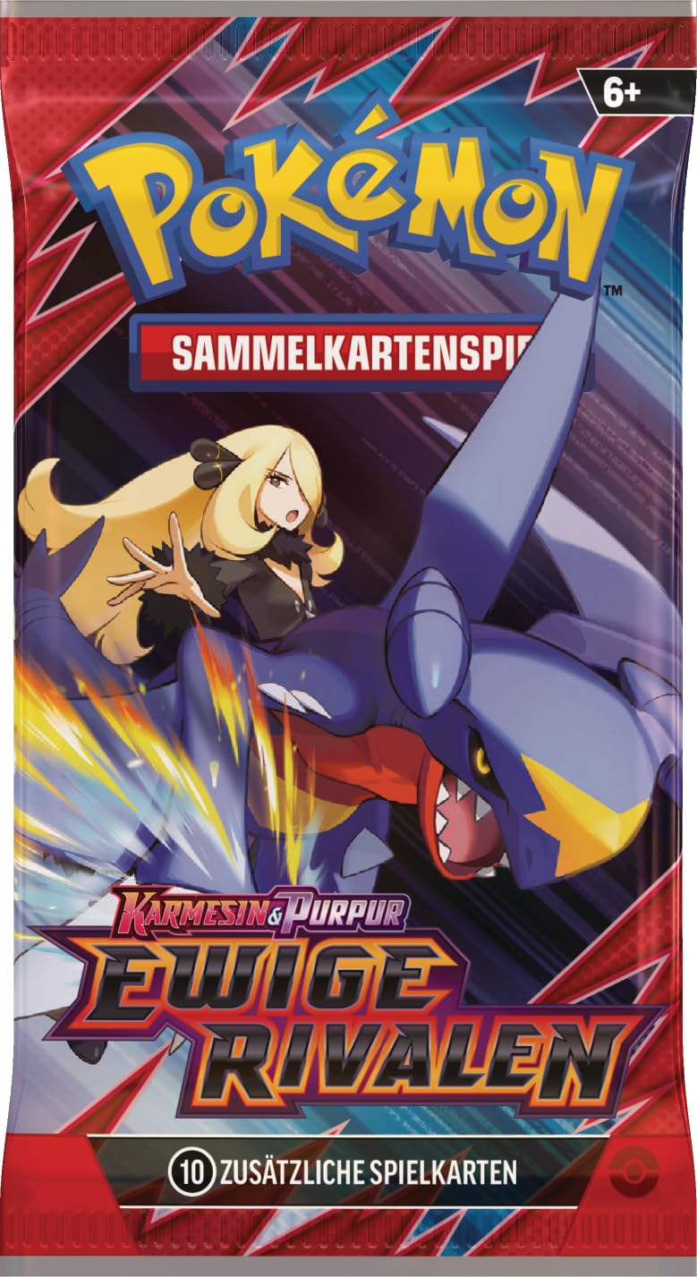Pokémon-Sammelkartenspiel: Boosterpack-Display Karmesin & Purpur – Ewige Rivalen (18 Boosterpacks)