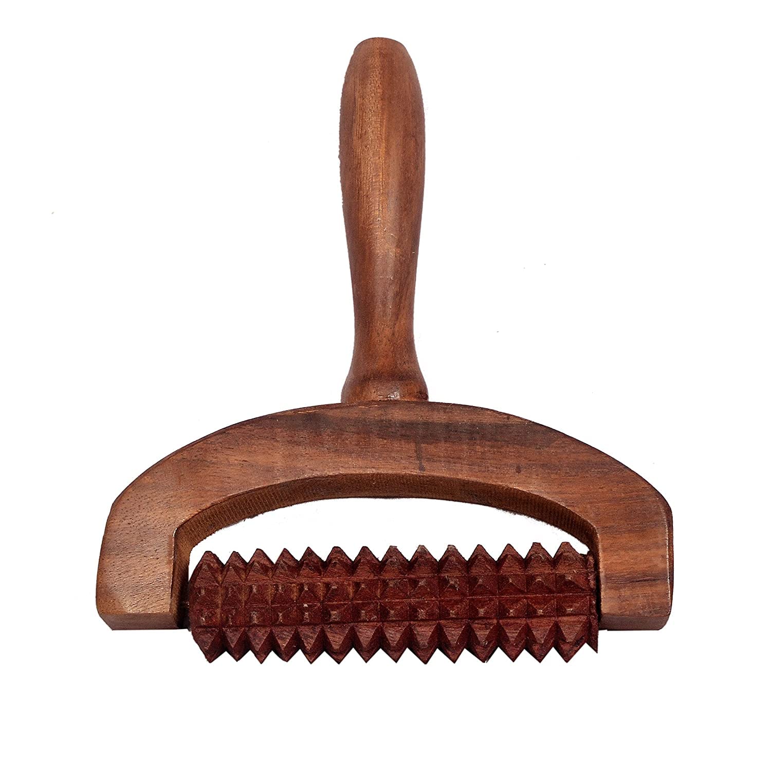 Wooden Multipurpose Handheld Body Massager (17cm)