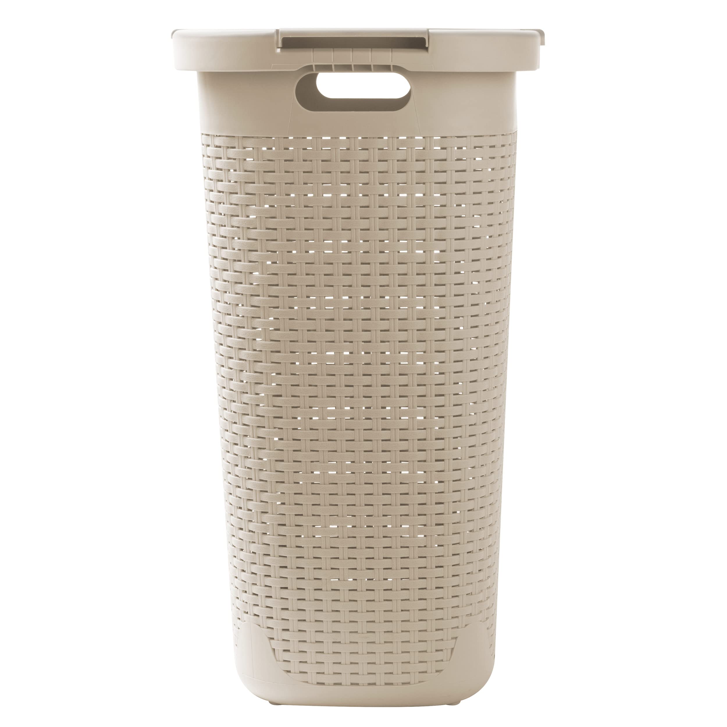 Mind Reader Basket Laundry Hamper with Cutout Handles, Washing Bin