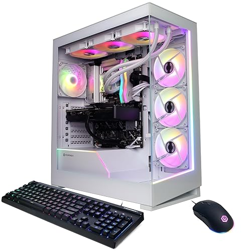 CyberPowerPC Gamer Xtreme VR Gaming PC, Intel Core Ultra 9 285K 3.7GHz, GeForce RTX 5070 12GB, 32GB DDR5, 1TB PCIe 4.0 SSD, WiFi Ready & Windows 11 Home (GXiVR8780A8) - U9 285K/RTX 5070