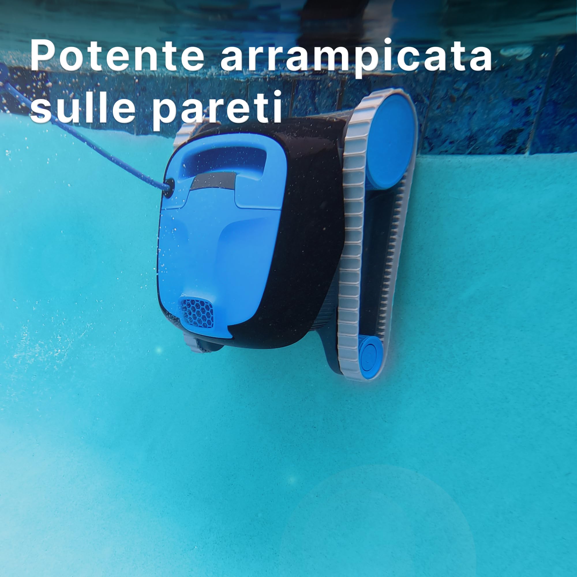 Dolphin Nautilus CC Robot Piscina pareti e Fondo, Pulizia Piscina Fuori Terra 10m, Filtrazione fine, Aspirazione Potente, 2h di Pulizia