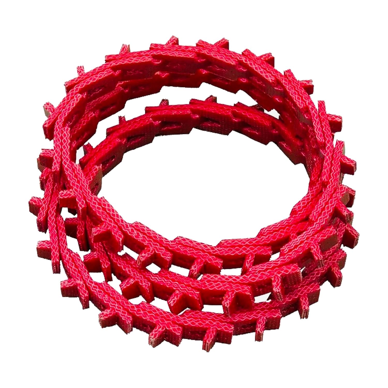 Power Twist V-Belt 5/8 Inch x 5 Feet B Type, Adjustable Length Link Belt, Polyurethane Industrial Transmission Drive Belt for Lathes, Drill Press, Table Saws, Agricultural Equipment