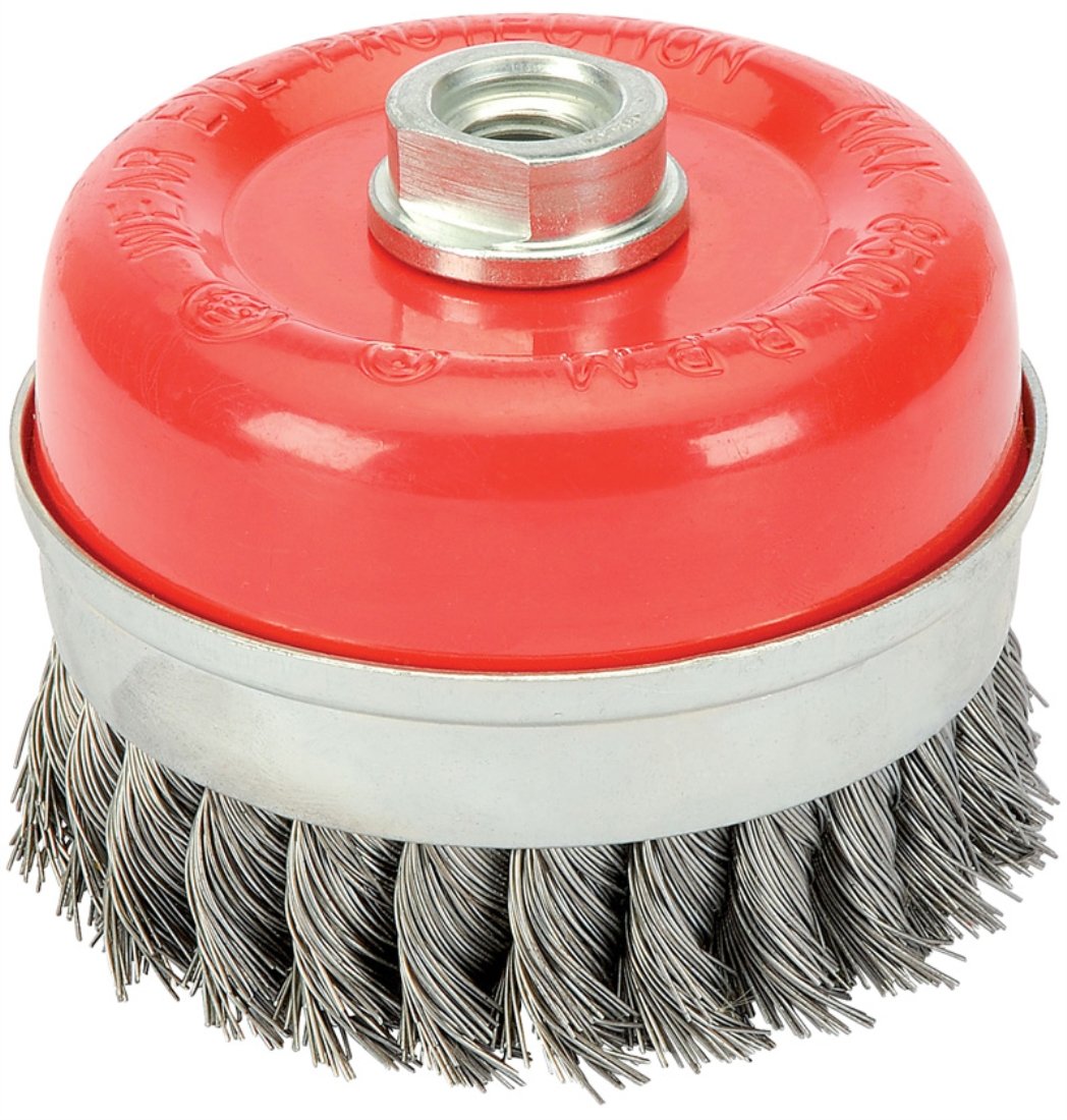 Draper 41450 Steel Twist-Knot Wire Cup Brush 100Mm M14 Each 1