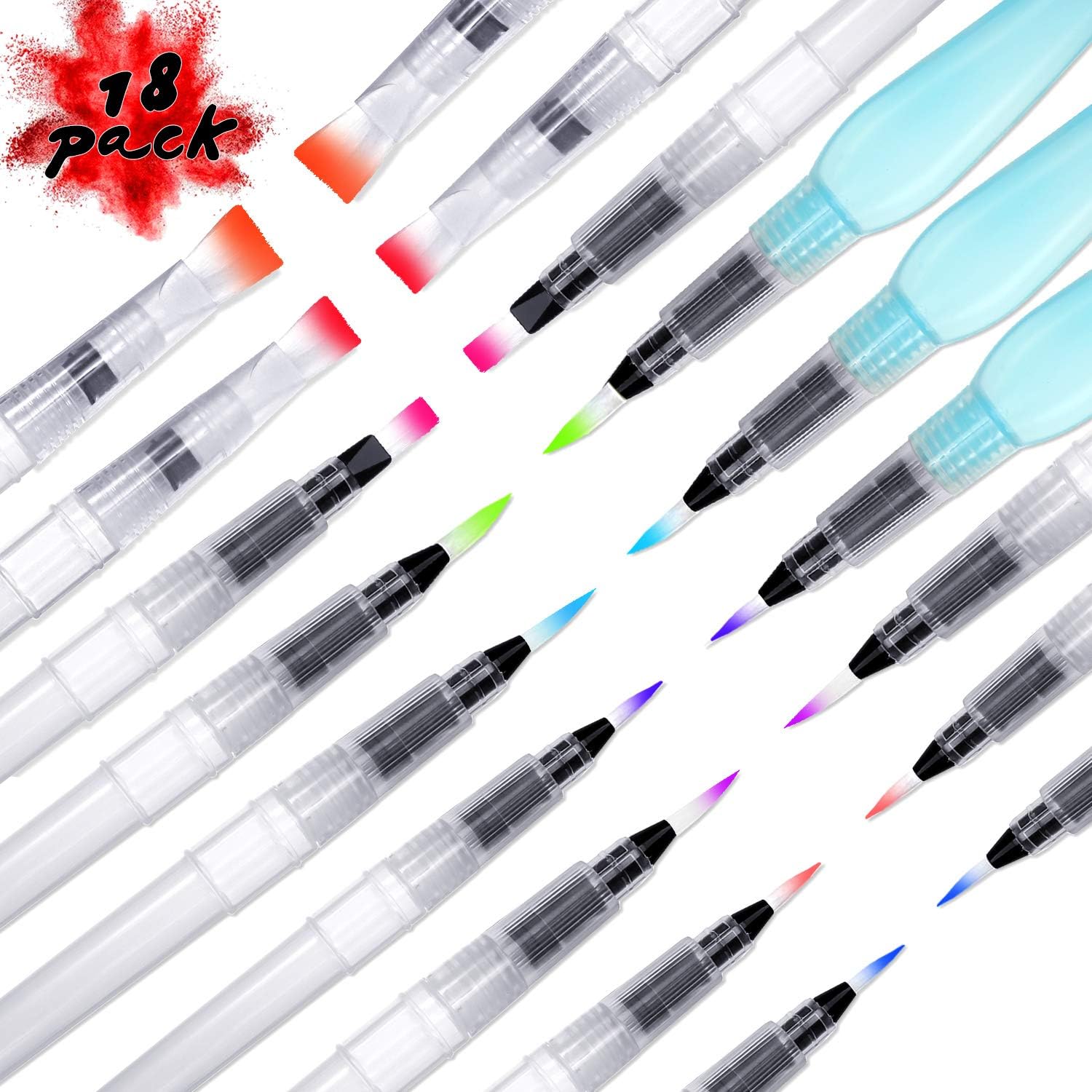 set di pennelli da colorare