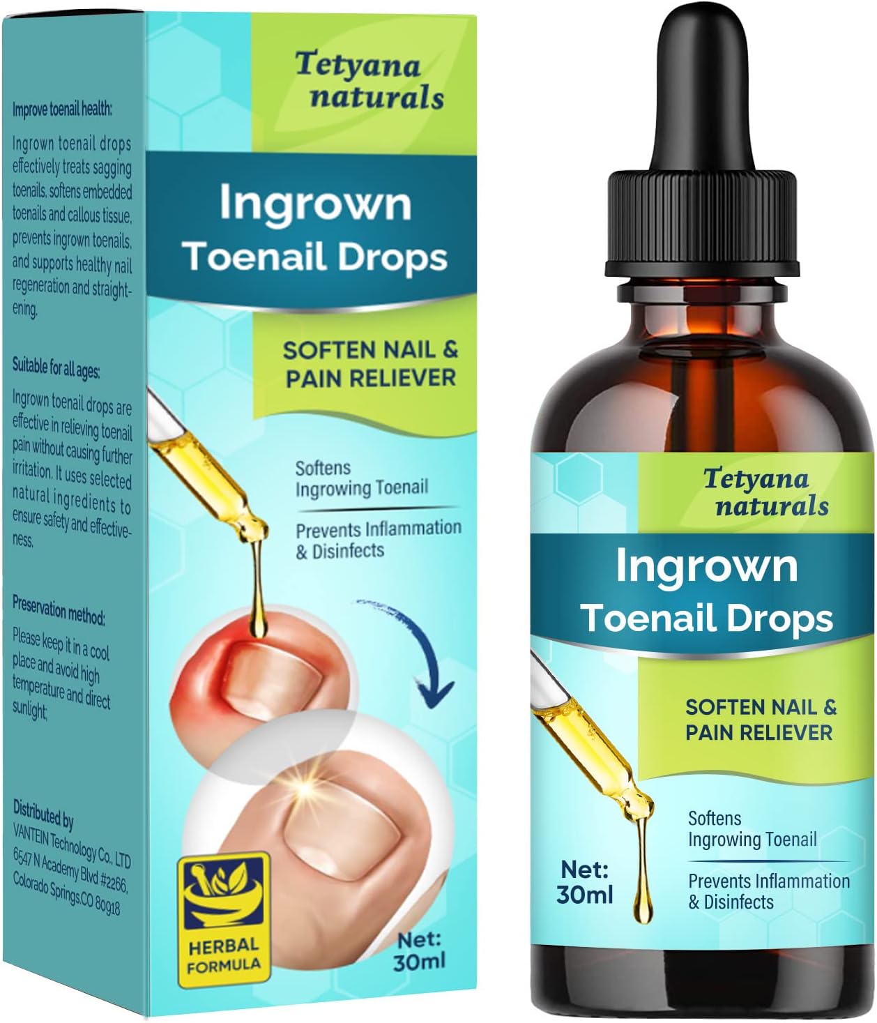 Ingrown Toenail Treatment, Ingrown Toenail Kit for Soften Ingrown Toenail & Relieve Ingrown