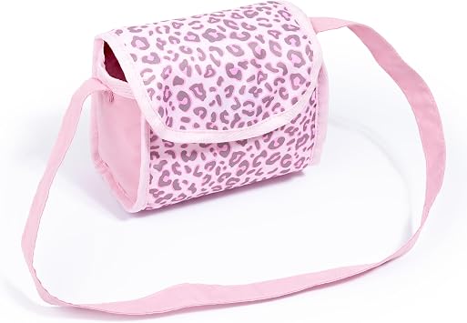 Bayer Trendy Doll Pram, Pink Animal Stroller for Dolls up to 18 in
