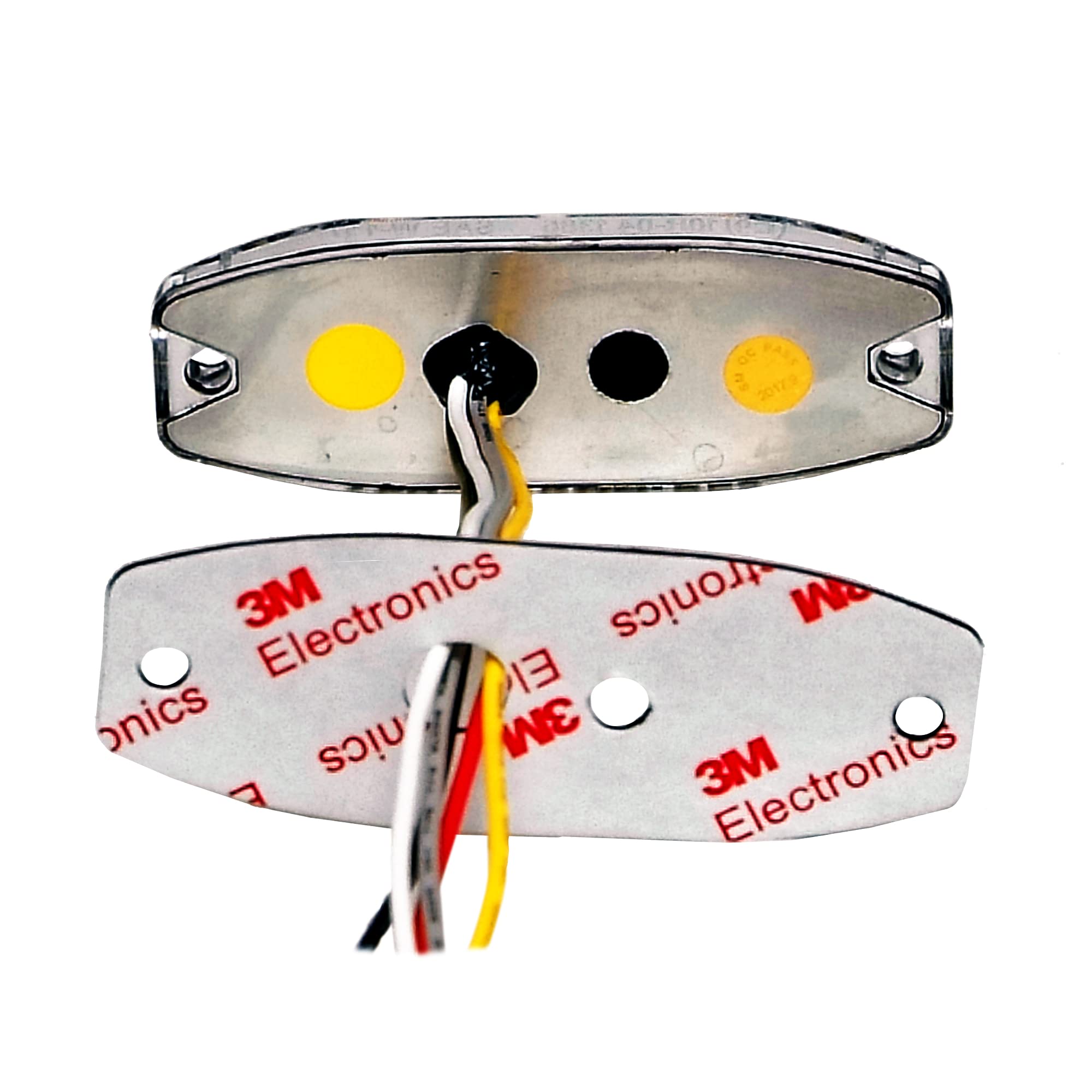 LED-MARTIN Set risparmio di 2 moduli flash R65 SF3 – super piatto – 12 V 24 V – con omologazione ECE-R65 – adatto come flash anteriore, allarme antipolvere, impianto di allarme posteriore per auto,