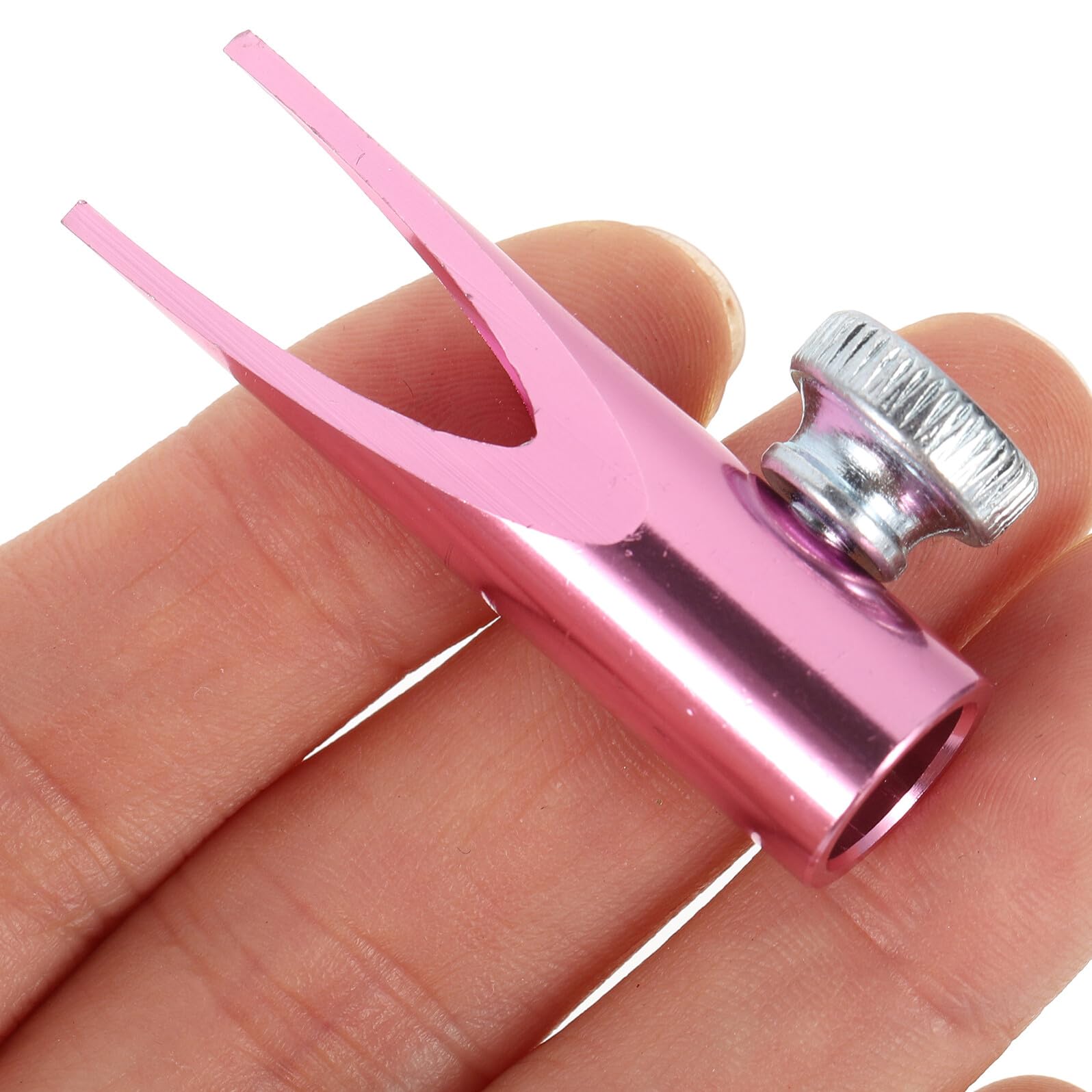 minkissy 12stücke Anspitzer für Kosmetikstifte aus Aluminiumlegierung mit Teilen für Augenbrauen und Lippenkonturenstifte für Künstler und Studenten U-förmiger Schlitz für Verschiedene Stif
