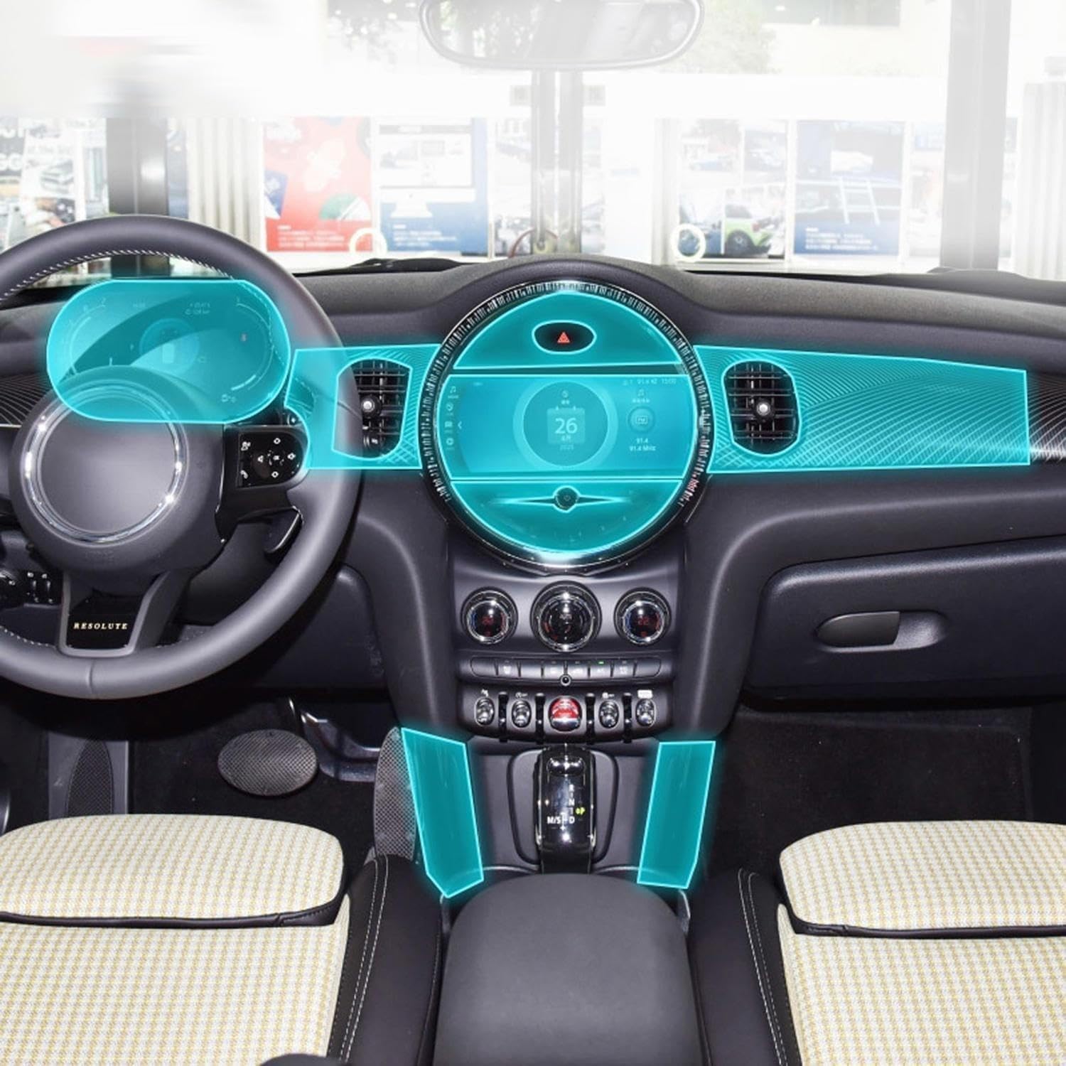 Film de protection transparent TPU pour rouler l'esprit tranquille en Mini Cooper 2021-2023