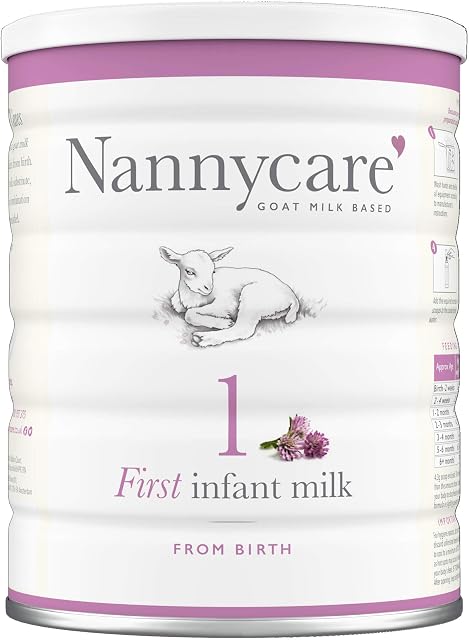 NANNYCARE Goats Milk Baby Formula  Stage 1 (from birth) First Infant Milk. Nanny care baby milk powder for nutritionally complete combination or bottle feeding  900g