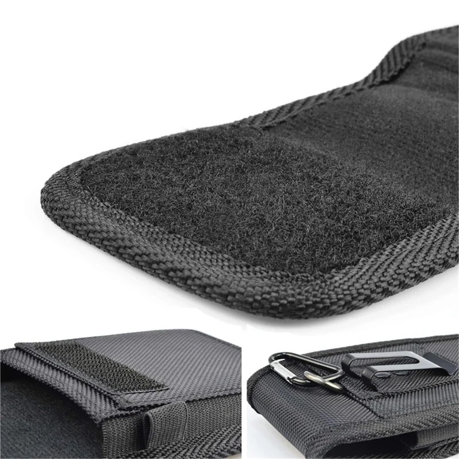 Nylon Cell Phone Belt Clip Holster Pouch Buckle Wallet Card Holder Case Cover For phone per Escursionismo, Campeggio(XXXL(for 6.9-7.5inch)