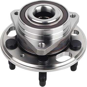 مجموعة محمل محور العجلة الأمامية أو الخلفية MACEL 513288 - متوافقة مع Chevy Malibu، Impala، Equinox، GMC Terrain، Buick Lacrosse، Cadillac XTS، CTS، Regal - 5 عروات مع ABS