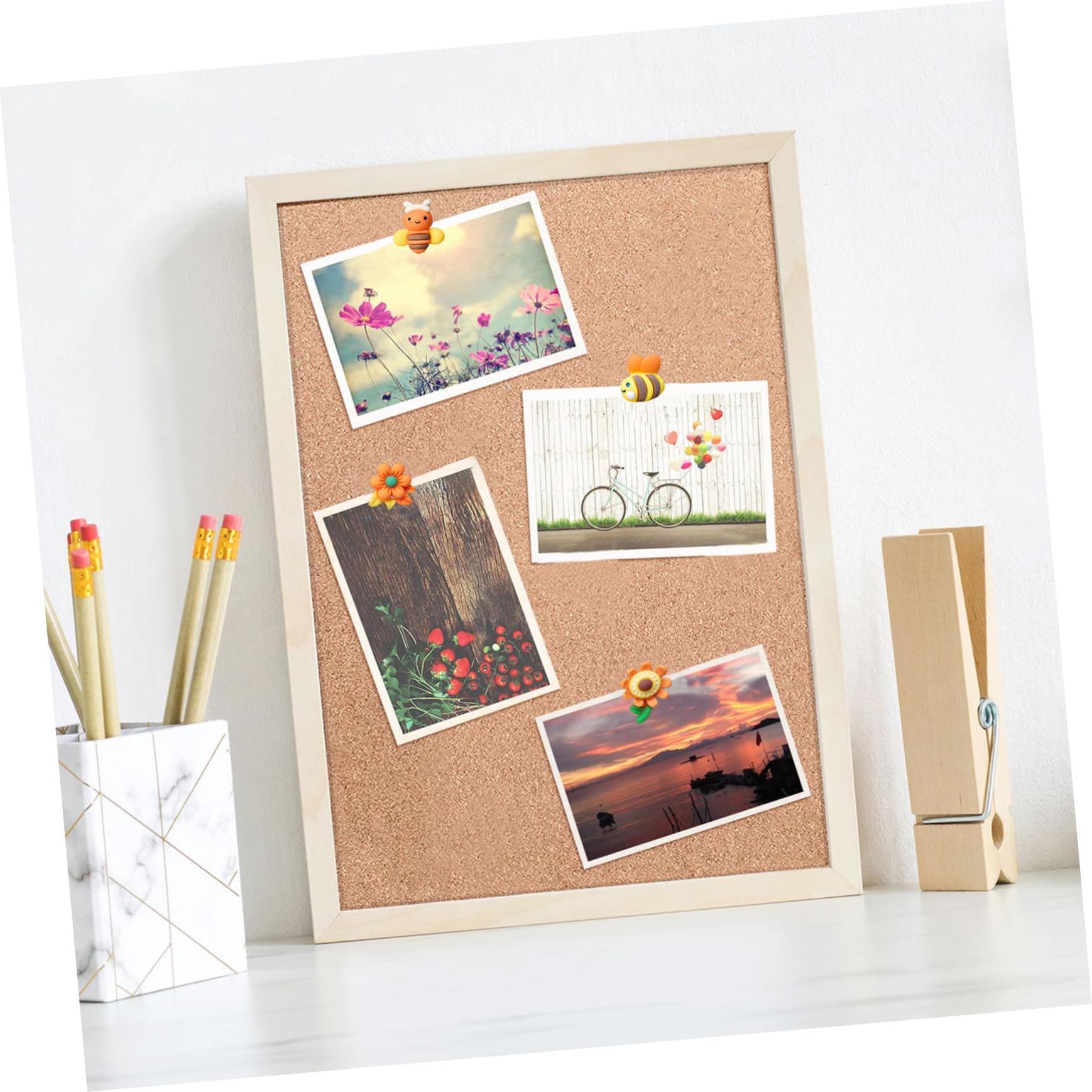 SEWACC 90piezas Chinchetas De para y De Tacks Coloridos para Anuncios y Proyectos
