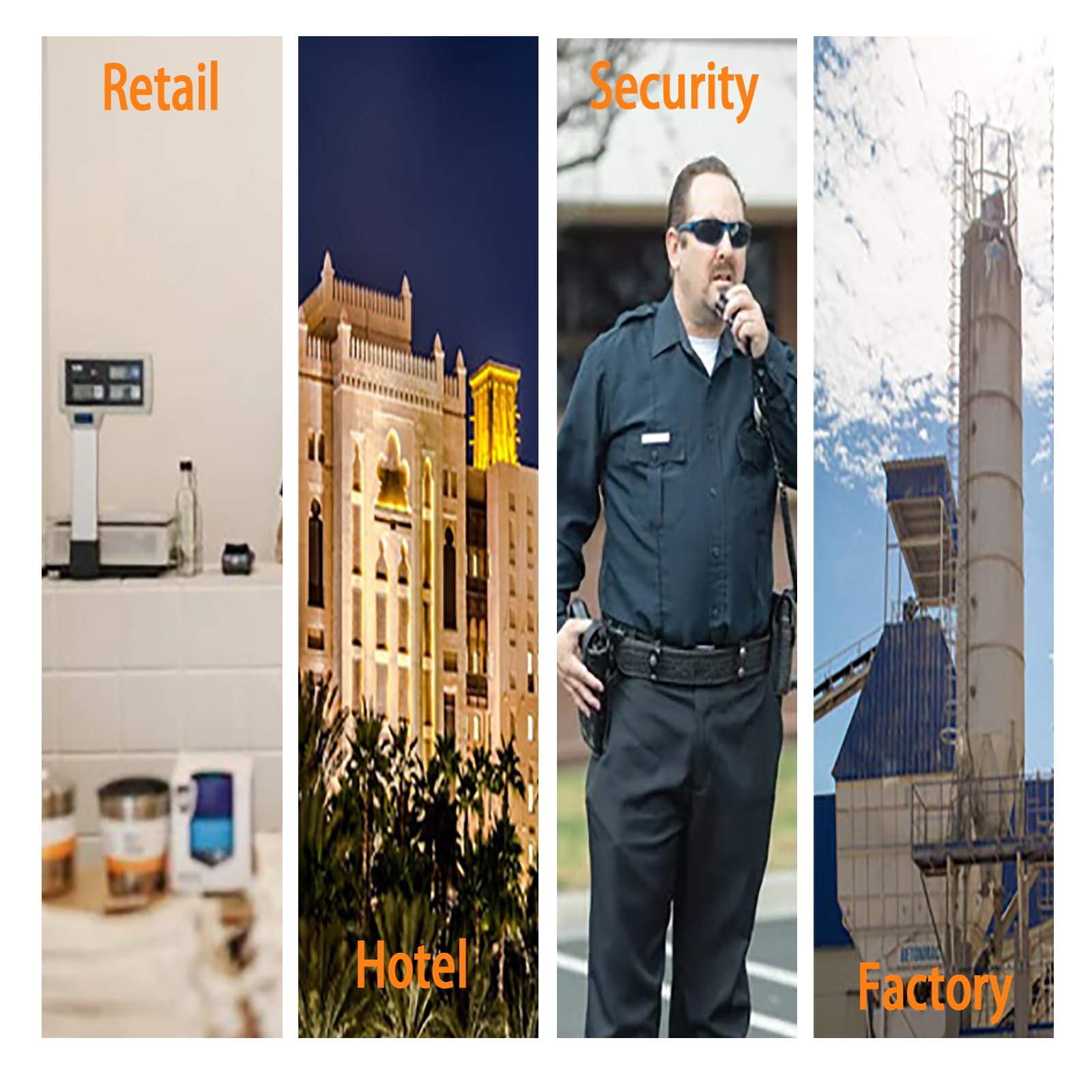 Retevis RT617 Walkie Talkie con Microfono, PMR446 Ricaricabile 16 Canali, CTCSS/DCS Senza Licenza, VOX Scan Squelch, Walkie Talkie Professionali per la Sicurezza (2 Pezzi, Nero)