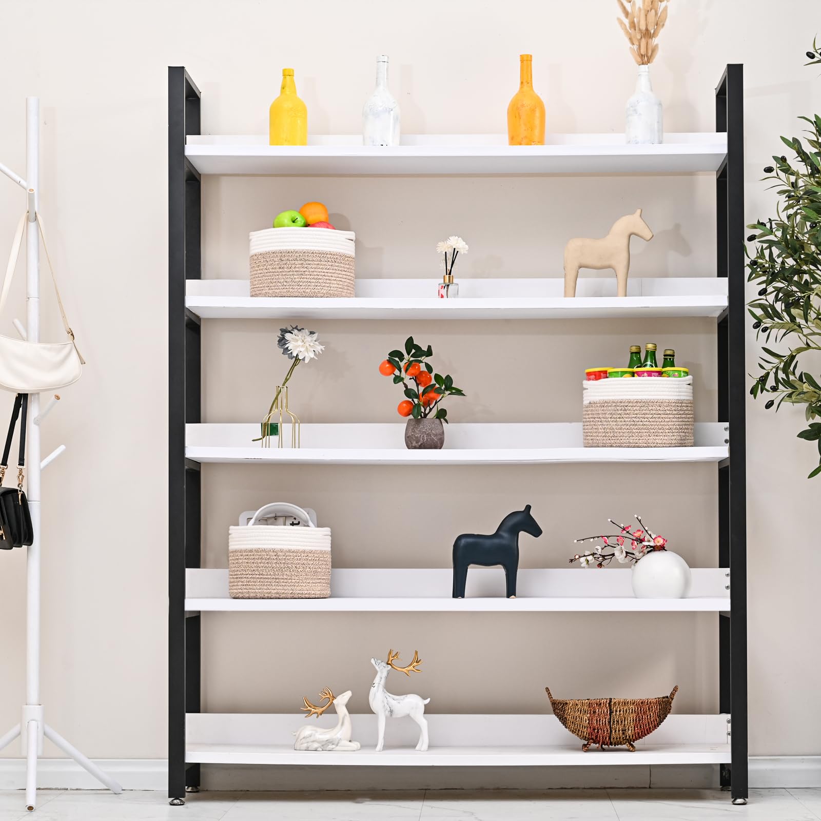 ICERZCZ Cestas pequeñas para organizar, cestas de almacenamiento para estantes, cestas tejidas para almacenamiento, cestas redondas de cuerda de algodón para decoración, bonitas cestas decorativas,