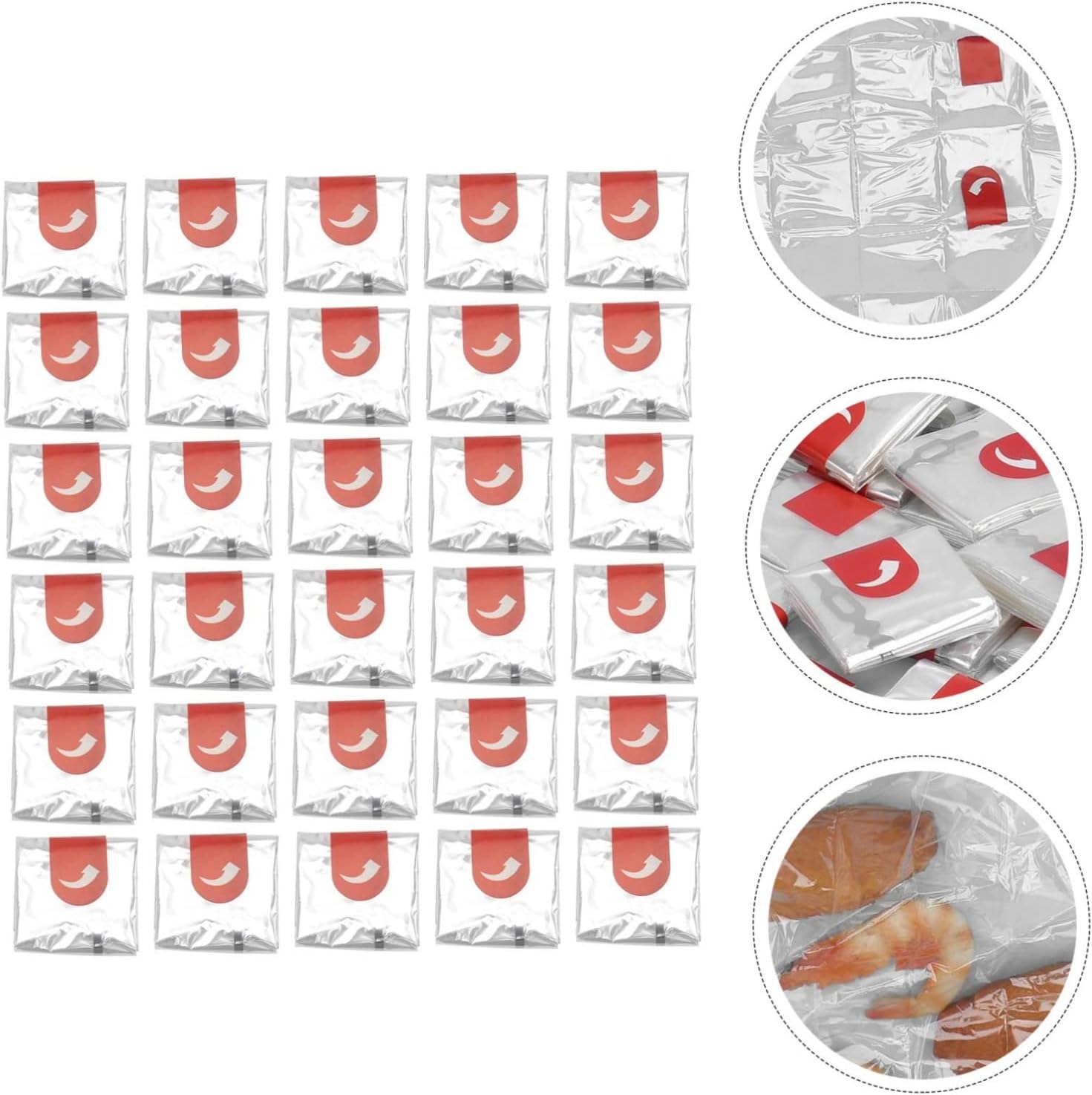 100pcs Electric Roaster Liners Vacuum Food Storage Bags for Roast Chicken Heat Resistant Grilling Bag