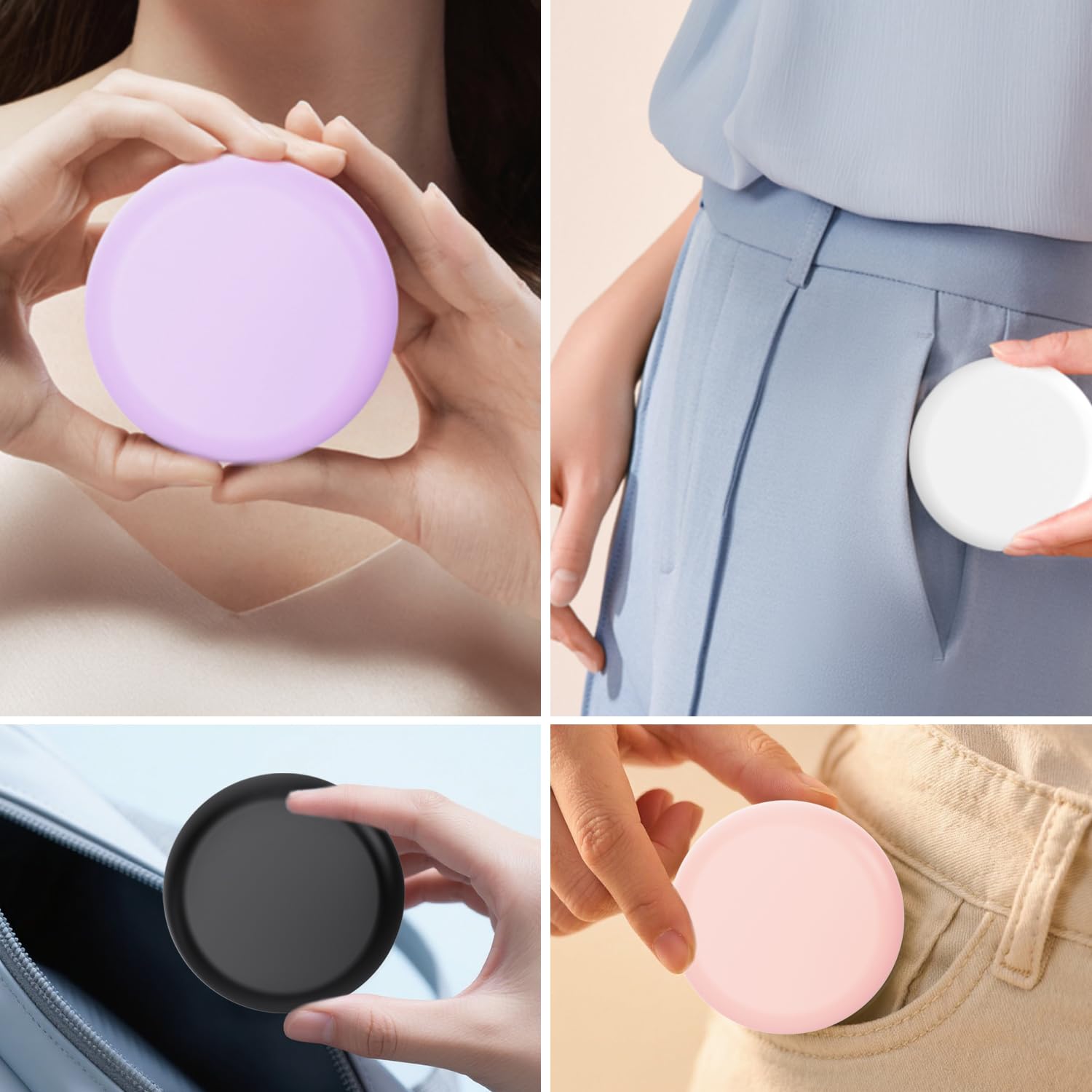 Paquete de 2 fundas de retención con espejo, compatible con Invisalign, funda de alineación ortodóntica con herramienta de extracción y cepillo, color negro