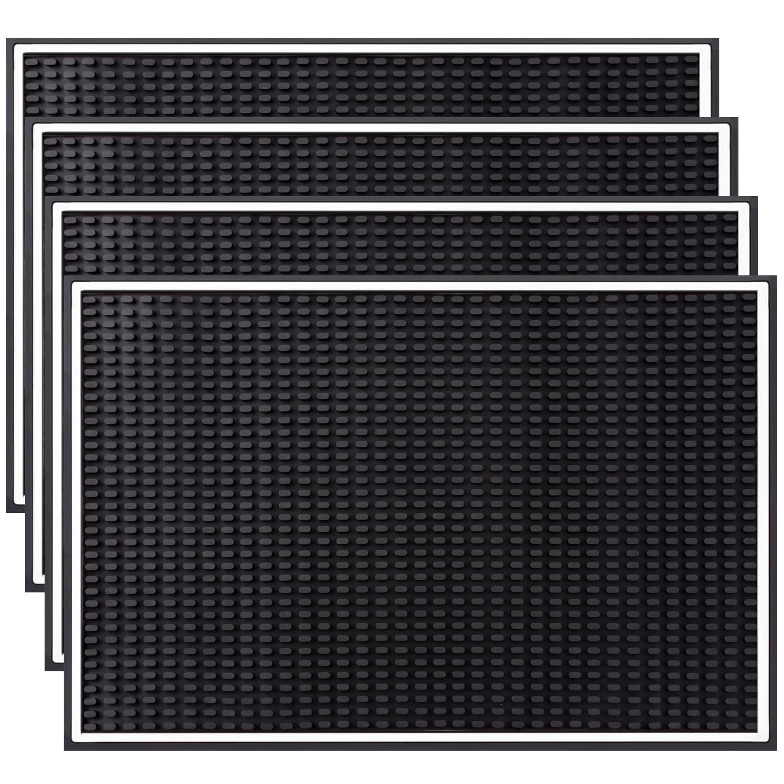 Tioncy 1 Pack Extra Large Bar Mat, 32 x 24 Inch Black Countertop Liner — Amazon image 14
