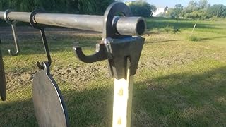 AR 500 T Post Conduit Target Stand W/Integrated Gong Hanger (8 Pack)