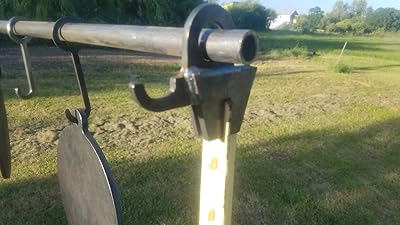 AR 500 T Post Conduit Target Stand W/Integrated Gong Hanger (4 Pack)