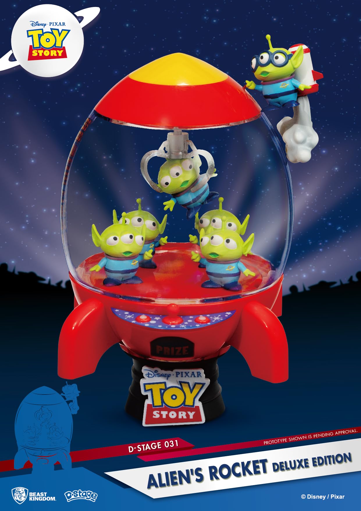 Beast Kingdom Toy Story DS-031DX Figurine de luxe Série D-Stage Aliens Rocket