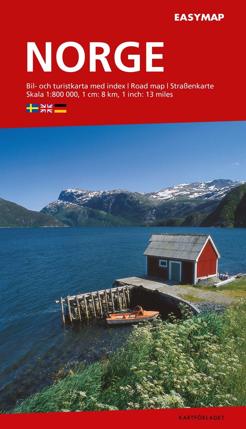 Norge easy map amazon co uk 9789189427600 books