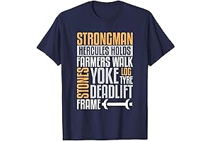 Strongman Hercules Holds Farmers Walk Deadlift Powerlifting Gift T-Shirt