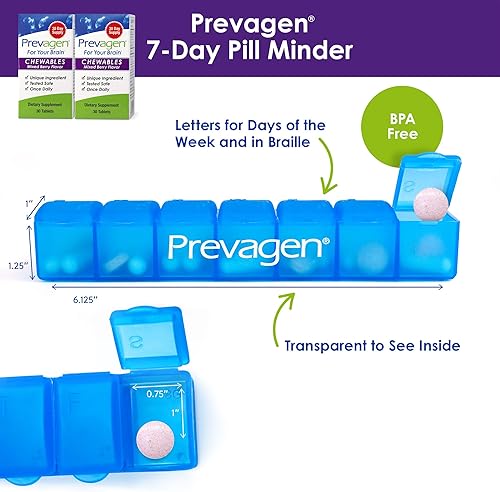 Miniatura 2 de Prevagen Mejora la memoria fuerza regular 10 mg 30 masticables bayas mixtas paquete de 2 unidades con apoequorina y vitamina D y prevagen 7 días