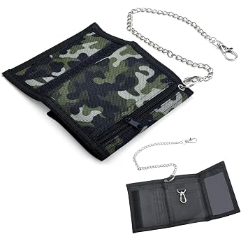 DAWRIS Childrens Slim Wallet Boys Camo Triple Children