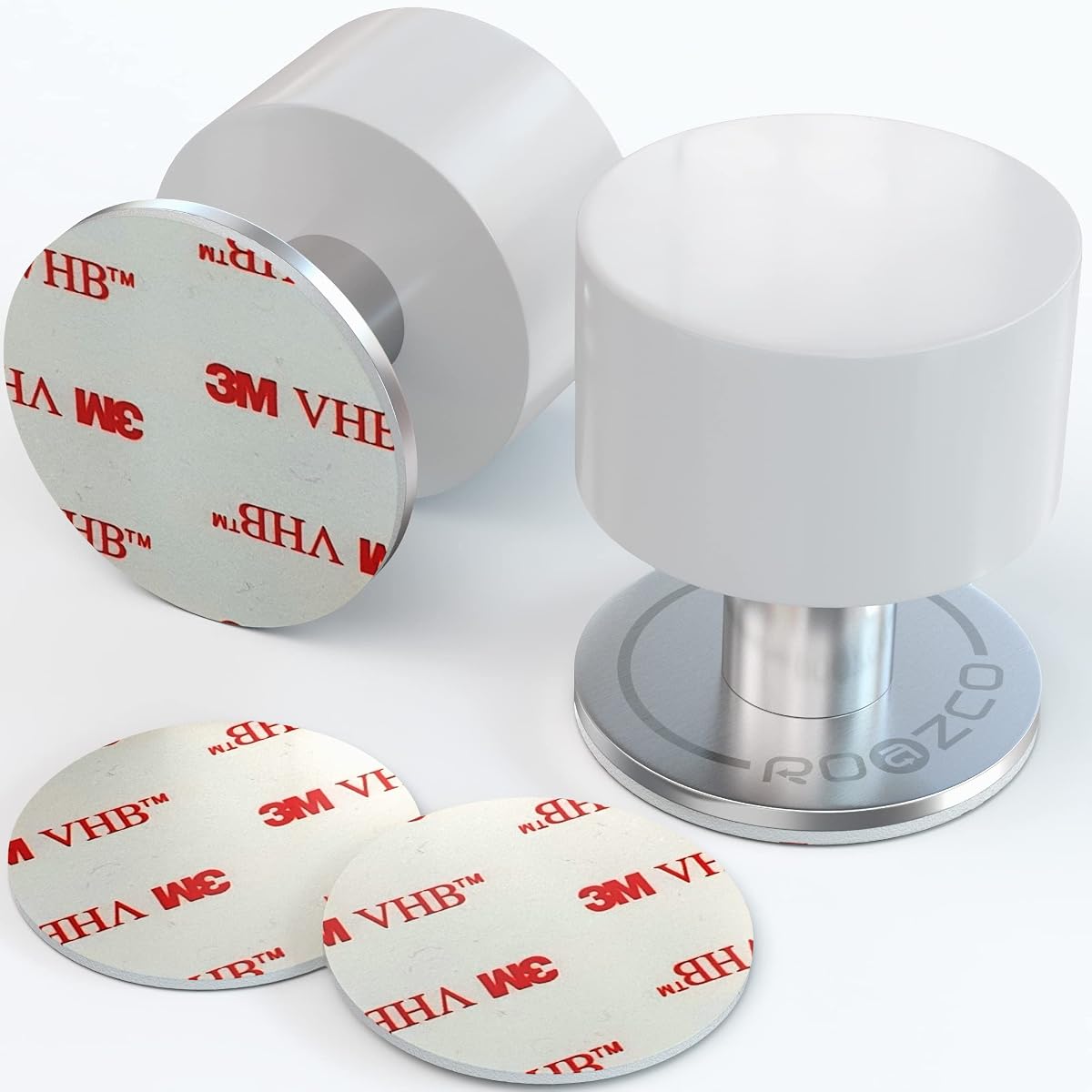 Door Stoppers 2-Pack with Extra Stickers