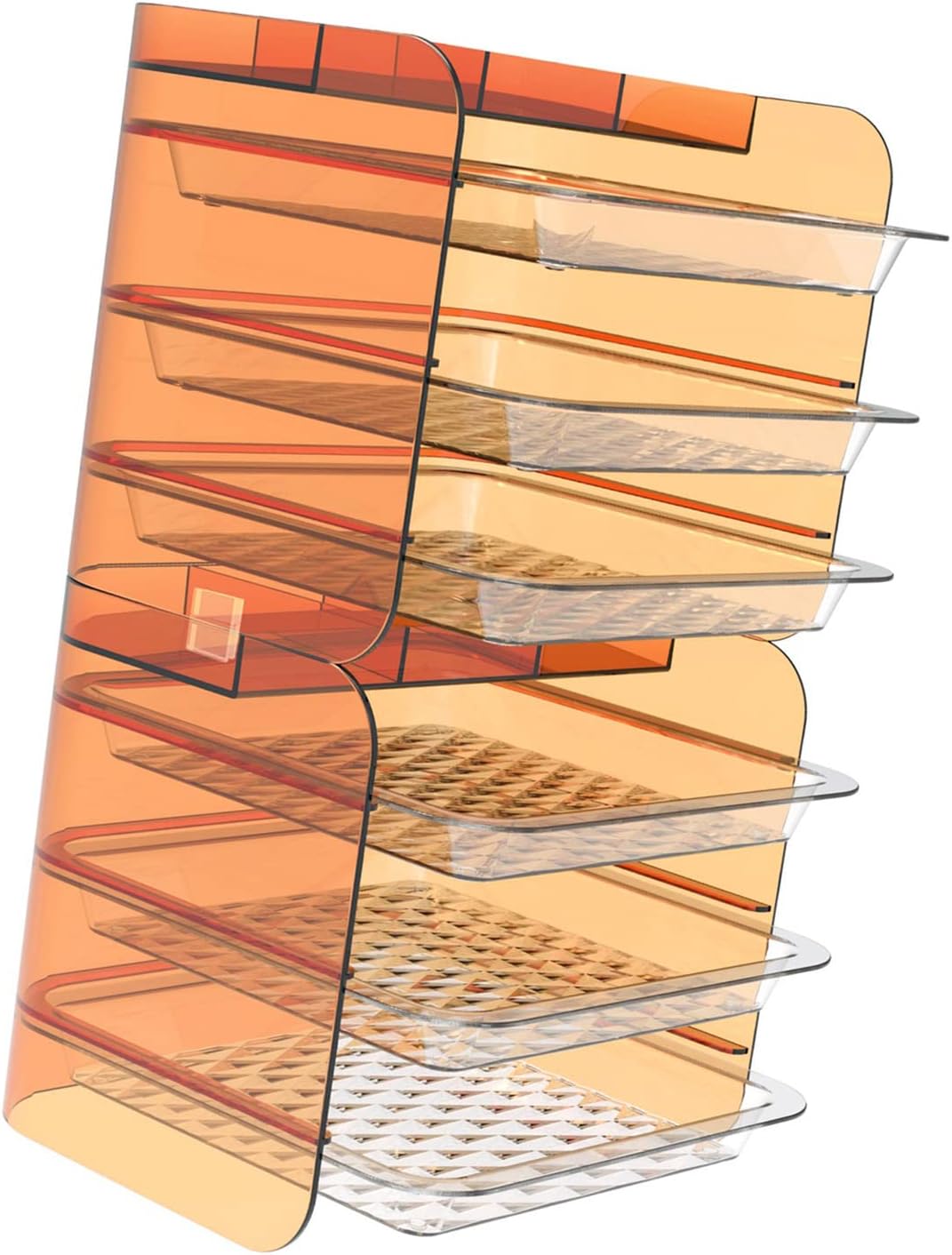 Multilayer Storage Tray Kitchen Space Saving Large Capacity
