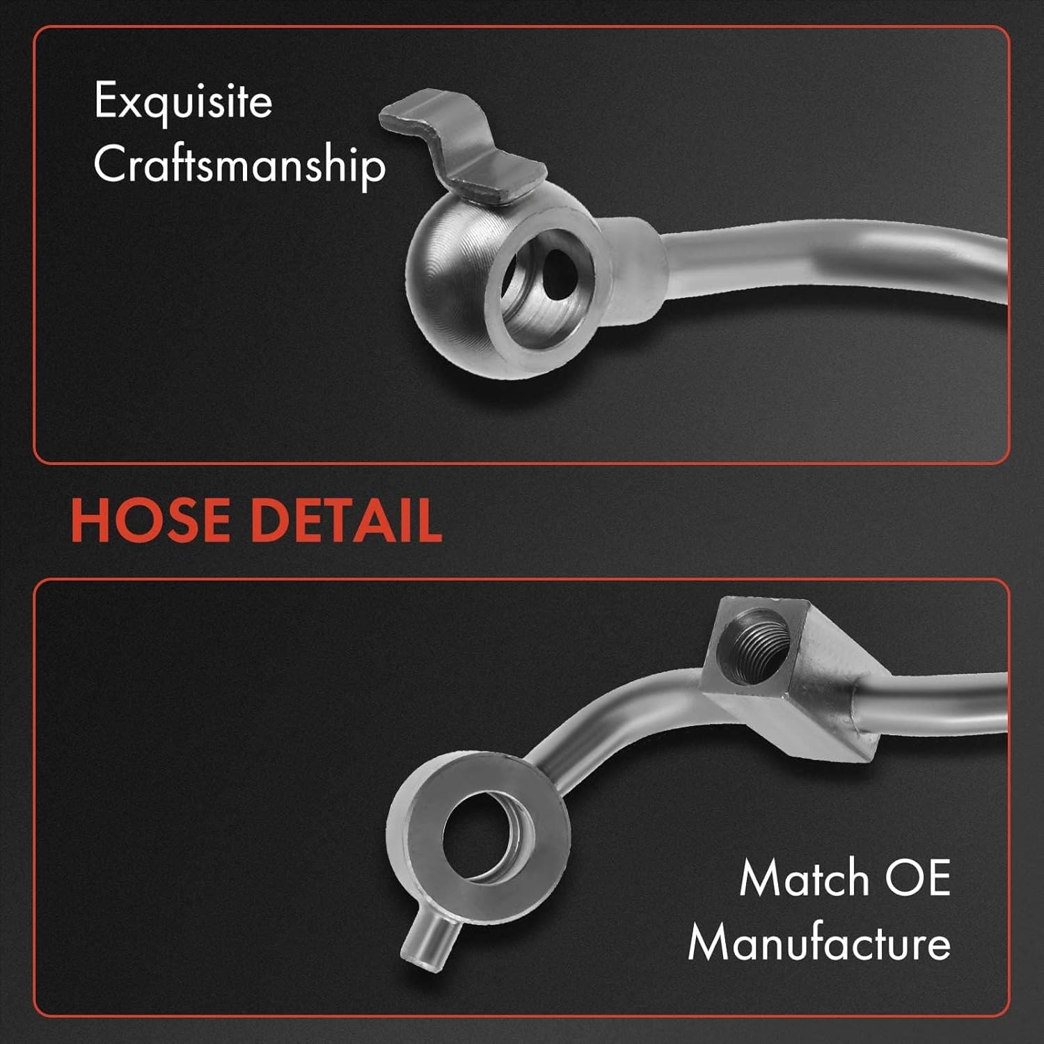 A-Premium Power Steering Pressure Hose Line Assembly Compatible with Nissan Maxima 2009-2014, Altima 2008-2012, 3.5L, with Washer, O-ring & Aluminum Foil Sheath, Pump to Rack